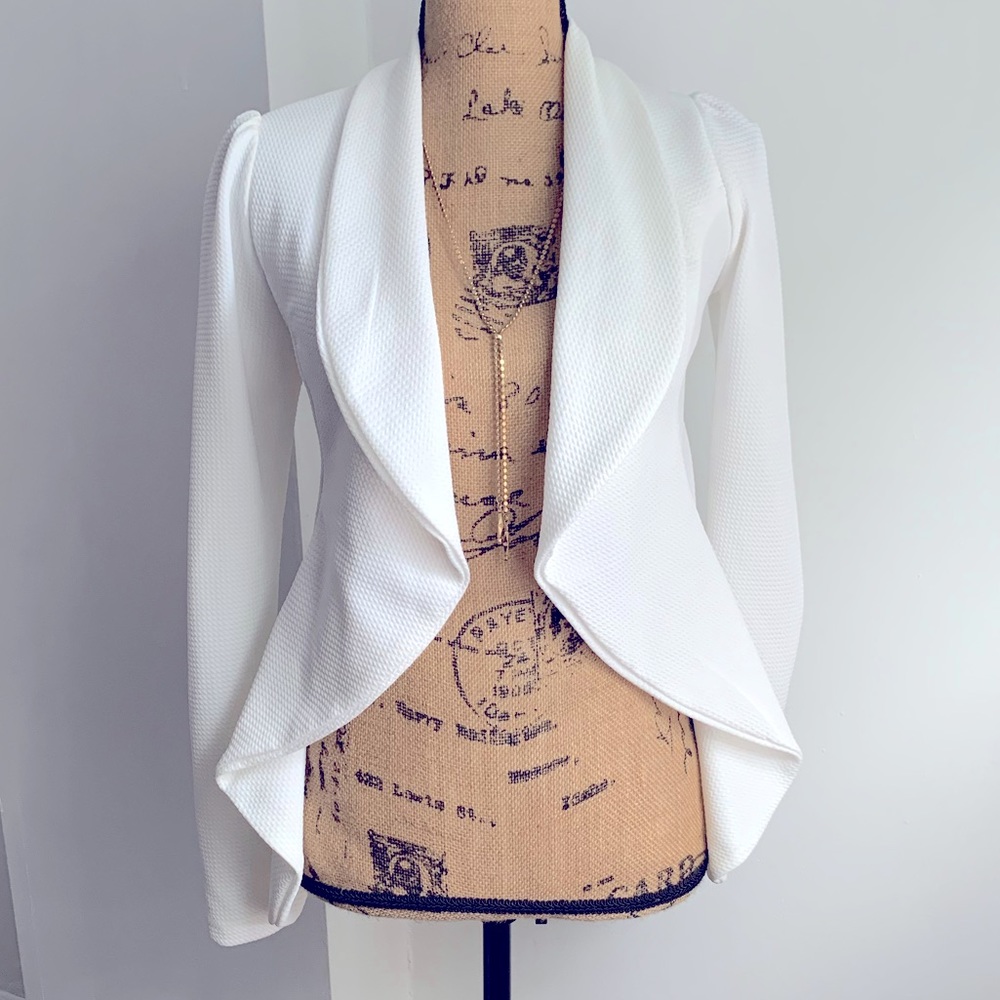 NWT Fashion Nova Blazer White Size XS